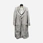 PAUL HARNDEN PIN STRIPE COTTON LONG COAT.良仓－iliangcang.com