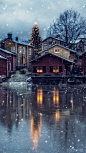 邂逅童话小镇#波尔沃#圣诞树#芬兰
