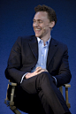 #HQ##Tom Hiddleston# attends the Meet The Filmmakers event for Thor: The Dark World at the Apple Store on October 18, 2013