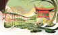 苏州园林插画系列及衍生产品 - Leonardong - 原创作品 - 视觉中国(shijueME)