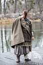 Viking Cloak with Embroidery “Olegg the Mercenary”