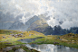 C_J_E_Ludwig_Wolkenverhangene_Hochgebirgslandschaft.jpg (3959×2692)