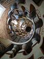 Stunning depictions of Staircases - Part 4 -  Spiral staircase at Bory Castle in Szekesfehervar, Hungary.