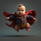 当超级英雄变成婴儿：蝙蝠侠最可爱，火箭没有变化