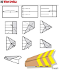 #手工课堂#童年的纸飞机大赛你还记得吗？９种纸飞机折法，让你在熊孩子们面前抬头挺胸！