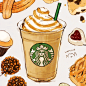 「★ STARBUCKS COFFEE ★」/「k_hamsin」のイラスト [pixiv] #水彩#