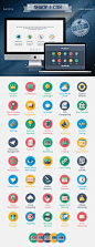 Shady I Con, SEO Flat Icons on Behance