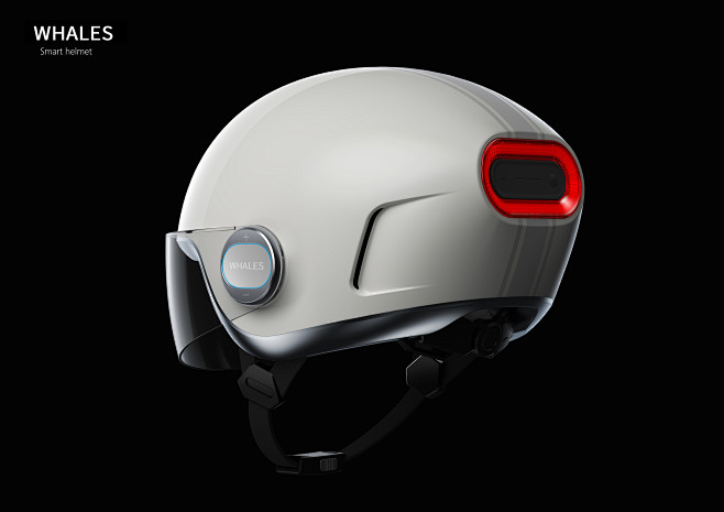 智能骑行头盔设计-座头鲸工业产品设计 -...