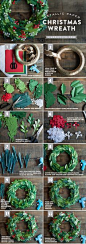 Make a Paper Christmas Wreath - Lia Griffith