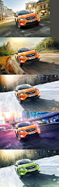 Before-After compilation #3 Cars ads on Behance