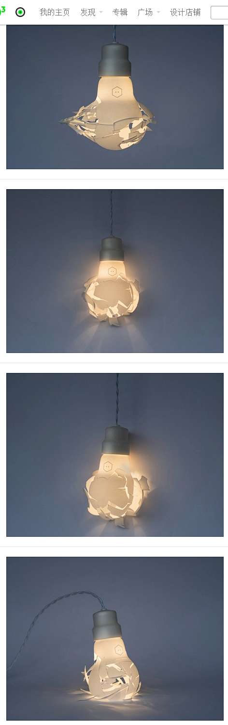 破碎的灯泡 生活圈 展示 设计时代网-P...