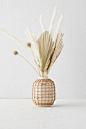 Rattan-Wrap Vase | Urban Outfitters