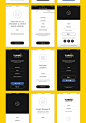 TURBO iOS Wireframe Kit (100+ app screens) : Turbo iOS Wireframe Kit - Consists of 100 screens, 9 categories: Sign in, Sign up, Walkthroughs, Navigation, Profile , Social , News, Multimedia, E-commerce, and also main components, text styles, 73 vector ico