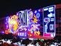 而福建晋江sm国际广场户外大型圣诞彩灯也成为节日里