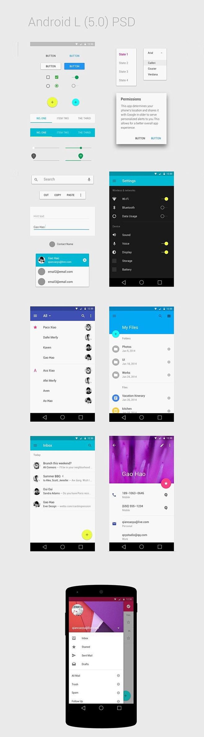 Android L Psd