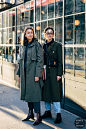 Paris FW 2019 Street Style: Julie and Sylvia Haghjou : Julie and Sylvia Haghjou between the fashion shows.