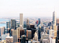 Aerial View of City Buildings