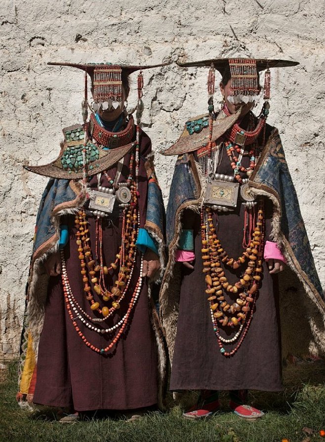 绘画 藏族普兰科迦妇女服饰 ​​​​