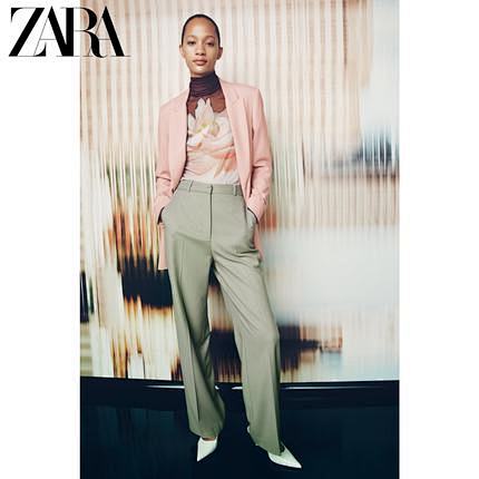 ZARA 新款 女装 纽扣饰西装外套 0...