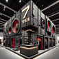 Exhibition Design  exhibition stand booth design Exhibition  3D architecture expo Trade Show Event ai