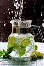 basil lemonade  by Smita @ Little Food Junction, via Flickr