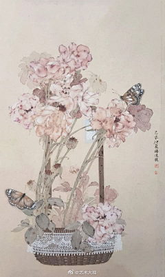 花瓣多啦A梦采集到绘画：花草鱼虫