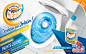 注水马桶 白色瓷砖 白瓶蓝盖 洁厕液 洗护用品 海报设计AI广告海报素材下载-优图-UPPSD