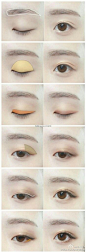 分享一款日常韩式棕色眼妆，这款妆容的要点是平整的眉型和不要过长的眼线～看起来很清新自然有没有