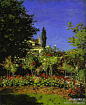 莫奈 油画《花园》
