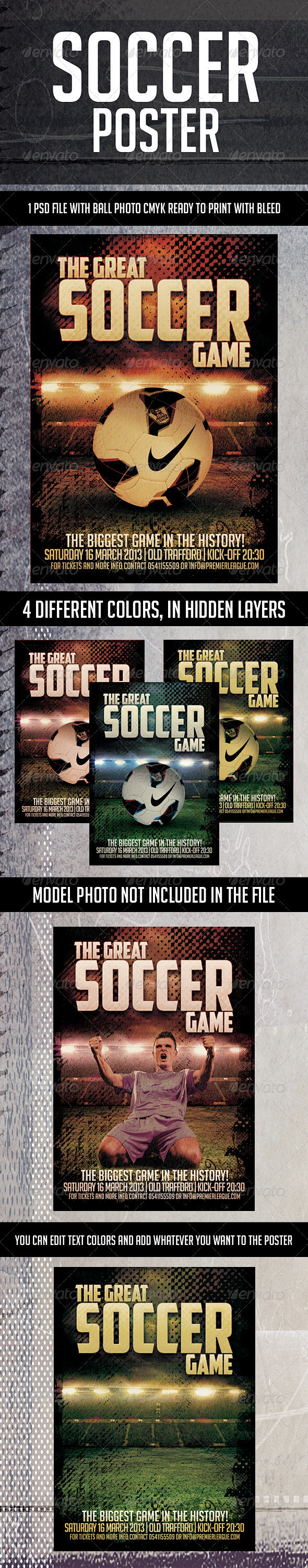 Soccer Poster - Spor...