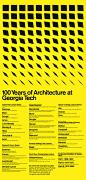 《Archinect》 Fall ’08讲座海报收集（一） 经典设计 #采集大赛#