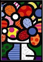 Romero Britto是巴西著名流行艺术画家，本时代的艺术精英，生于1963年，从1980年起开始活跃于画坛。曾经为多个著名品牌或项目设计涂鸦风格产品。在流行的颜色中配合了个人独特的风格，被称为“新 Cubism ”。 ​​​​