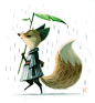 Day 516. Quickie Fox Sketch and Tablet Update :) by Cryptid