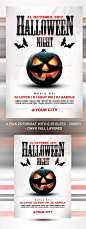 #Halloween Night #Flyer - Print Templates