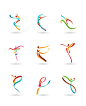 Logotypes With Abstract People