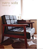 Karimoku60 K chair 60年代復刻懷舊黑色單人沙發