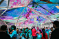 SOFTlab, 3M & BBDO collaborate to create lifelab at SXSW : lifelab uses 3M materials and sunlight to create a dynamic space that changes throughout the day, continuously washing visitors in a kaleidoscope of color.