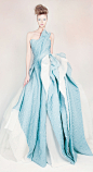 Rami Kadi / 
Les Jardins Suspendus 2013
SS13-3
Silk Draped Gazar Gown
——————————————
#礼服# #Dresses#