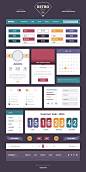 Retro Jam UI Kit PSD