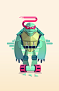Raphael : Personal project of my favorite ninja turtle.