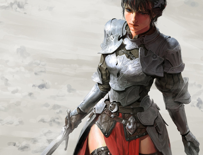 female knight , hyun...