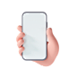 Phone holding 3D hands，手持手机