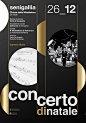 Concerto di Natale 2016 : Poster for Christmas Concert in Senigallia - December 2016