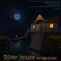 River house for Daz Studio by 1971s