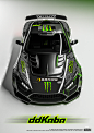 Flanker F Monster Energy athlets livery for DDKaba