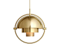 MULTI-LITE PENDANT - ALL BRASS