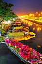 Ships at Saigon Flower Market at Tet, Vietnam: 