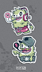 Yeti Stickers by ~cronobreaker