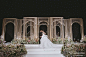 星空背景+铁艺水晶线条拱门婚礼-国外案例-DODOWED婚礼策划网