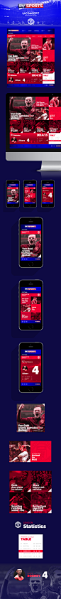 Sky Sports Football // UI Design Concept : Being a huge football fan, last week I checked in at the world's leading sports website, Sky Sports.com to look at the latest news / gossip etc… While I was there I was just irritated by how disconnected the desi